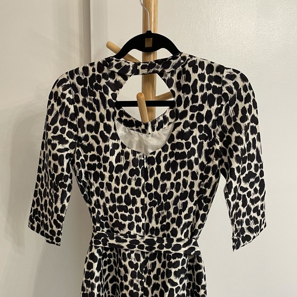 EUC Kate Spade Dorothy Dress Animal Print Dress Sz 2 - Picture 2 of 4